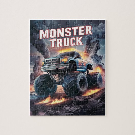 Monster Truck Puzzle for Kids ジグソーパズル (縦)
