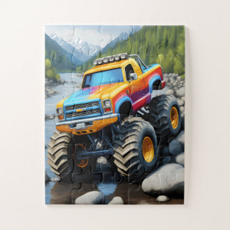 Monster Truck Puzzle for Kids Age 3-5 ジグソーパズル