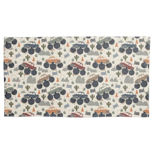 Monster Truck Rally 枕カバー (正面)