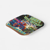 Monster Truck Showdown High-Speed Racing Square ペーパープレート (傾斜あり)