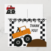 Monster Truck Thank You Postcard ポストカード (正面/裏面)
