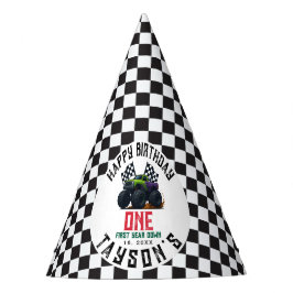 Monster Trucks 1st Birthday Vroom Party パーティーハット