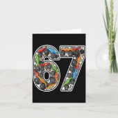 Monster Trucks 67 Meme Funny Design For Boys Kids  カード (正面)