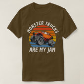 Monster Trucks Are My Jam Big Wheels 3 Tシャツ (デザイン正面)