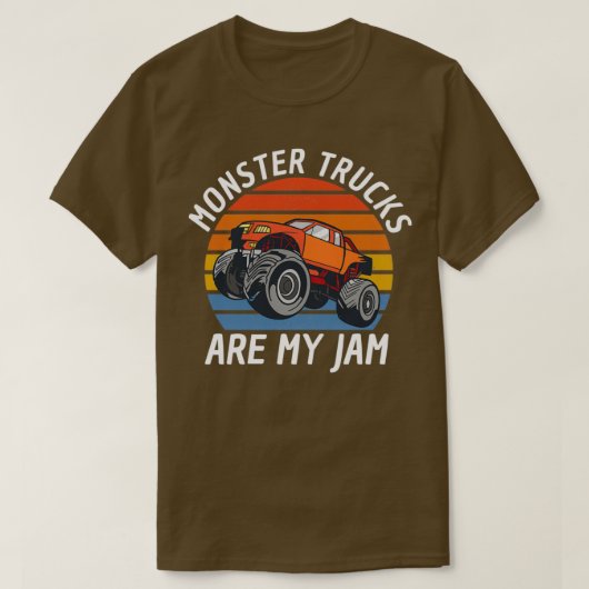 Monster Trucks Are My Jam Big Wheels 3 Tシャツ (デザイン正面)