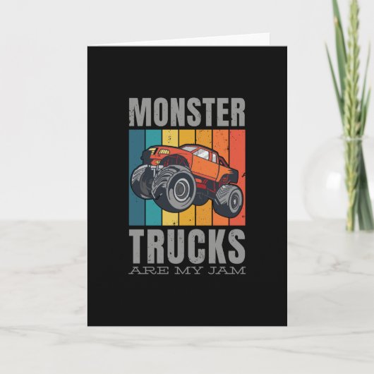 Monster Trucks Are My Jam Fan Quote カード (正面)