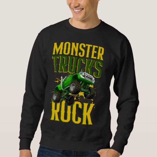 Monster Trucks Are My Jam Monster Trucks  2 スウェットシャツ (正面)