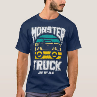 monster trucks are my jam toddler monster jam mons tシャツ