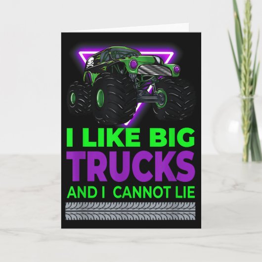 Monster Trucks - I Like Big Trucks And I Cannot Li カード (正面)