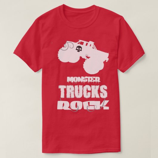 Monster Trucks Rock T Tシャツ (デザイン正面)