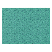 Monsteraの熱帯葉パターン テーブルクロス (正面(横))