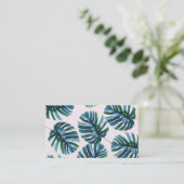 Monsteraパターン名刺 名刺 (スタンド正面)