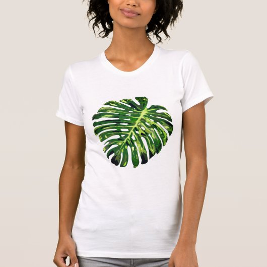 MonsteraリーフTシャツギフト Tシャツ (正面)