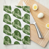 Monstera Albo Botanical Kitchen Towel キッチンタオル (四つ折り)