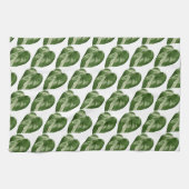 Monstera Albo Botanical Kitchen Towel キッチンタオル (横)