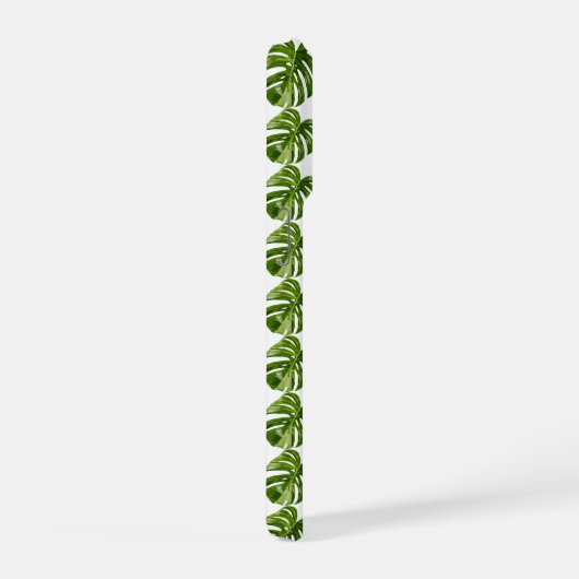 Monstera Albo Pattern iPhone Case — Tropical iPhoneケース (右側面)