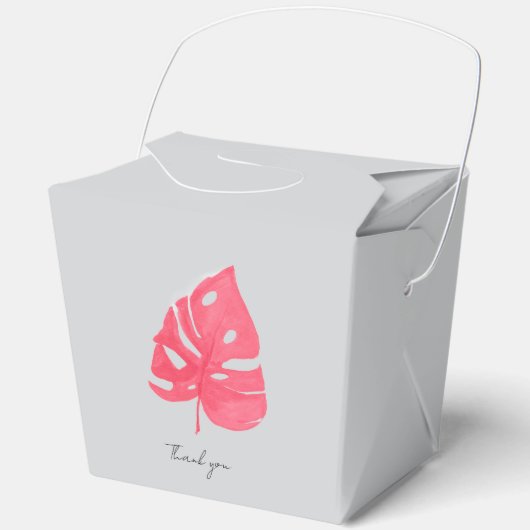 Monstera favor box フェイバーボックス (正面)