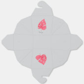 Monstera favor box フェイバーボックス (見開き)