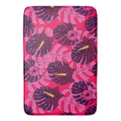 Monstera Hibiscus Spa Badematte バスマット (正面縦)