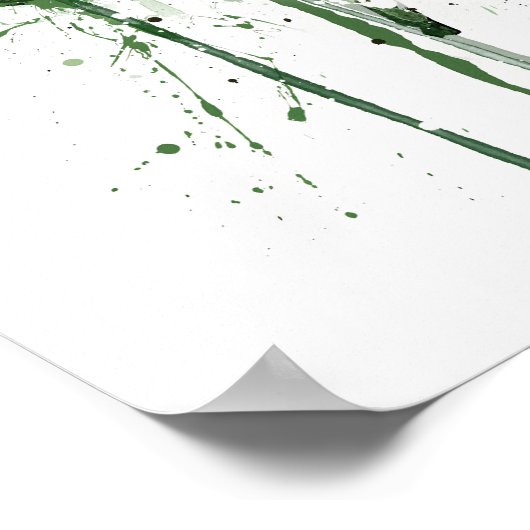 Monstera Leaf ポスター (角)