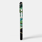 Monstera Leaf Aesthetic Phone Case Green Case-Mate iPhoneケース (裏面 / 左)