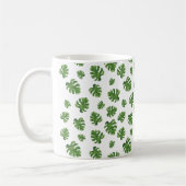 Monstera Leaf Coffee Mug コーヒーマグカップ (左)