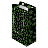Monstera Leaf Gift Bag スモールペーパーバッグ (正面アングル)