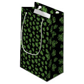 Monstera Leaf Gift Bag スモールペーパーバッグ (裏面アングル)