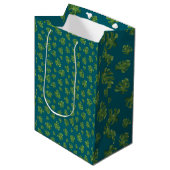 Monstera Leaf Gift Bag ミディアムペーパーバッグ (正面アングル)
