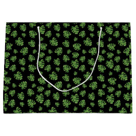 Monstera Leaf Gift Bag ラージペーパーバッグ