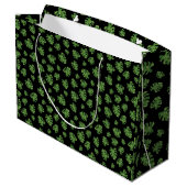 Monstera Leaf Gift Bag ラージペーパーバッグ (裏面アングル)