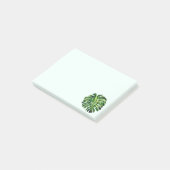 Monstera Leaf Itノート ポストイット (アングル)
