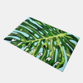 Monstera Leaf Welcome Doormat ドアマット (アングル)