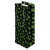 Monstera Leaf Wine Gift Bag ワインギフトバッグ (裏面アングル)