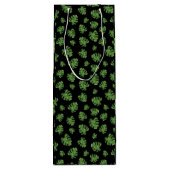 Monstera Leaf Wine Gift Bag ワインギフトバッグ (裏面)