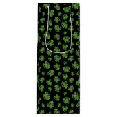 Monstera Leaf Wine Gift Bag ワインギフトバッグ (正面)