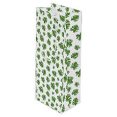 Monstera Leaf Wine Gift Bag ワインギフトバッグ (正面アングル)