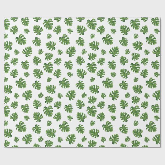 Monstera Leaf Wrapping Paper ラッピングペーパー (フラット)