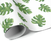 Monstera Leaf Wrapping Paper ラッピングペーパー (ロールコーナー)