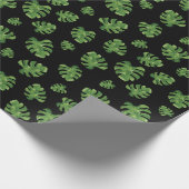Monstera Leaf Wrapping Paper 30 in x 6 ft ラッピングペーパー (角)