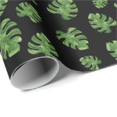 Monstera Leaf Wrapping Paper 30 in x 6 ft ラッピングペーパー (ロールコーナー)