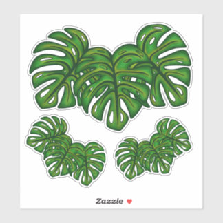 Monstera Leaves シール