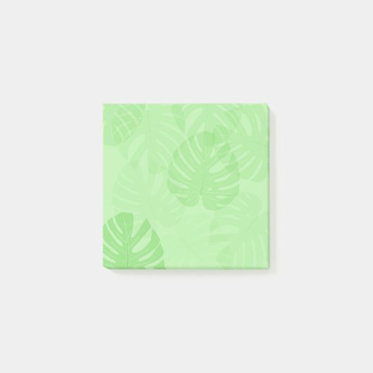 Monstera Leaves Notes ポストイット (正面)
