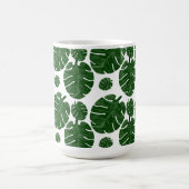 Monstera pattern  コーヒーマグカップ (中央)