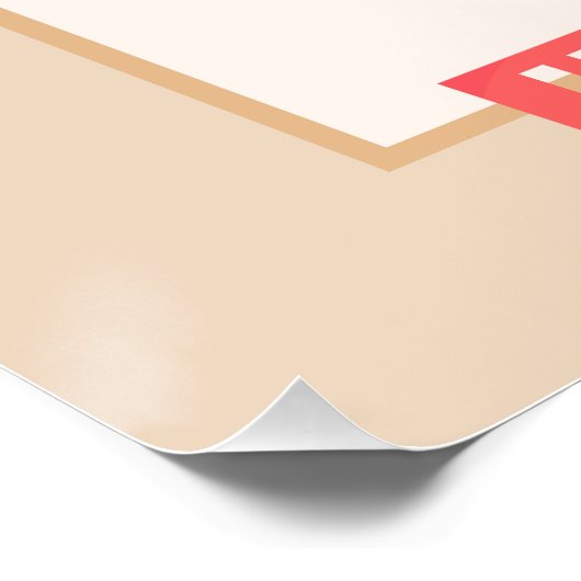 Monstera Pixel Art ポスター (コーナー)