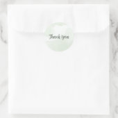 Monstera Shower Envelope Seal Sticker Tropical ラウンドシール (バッグ)