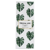 Monstera Thank you Wedding  ワインギフトバッグ (正面)