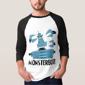 Monsterbot! 白いワイシャツ tシャツ
