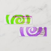 monsterbubbles スキニー名刺 (正面/裏面)