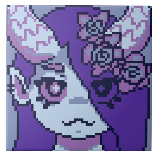 Monstergirl Purple  タイル (正面)